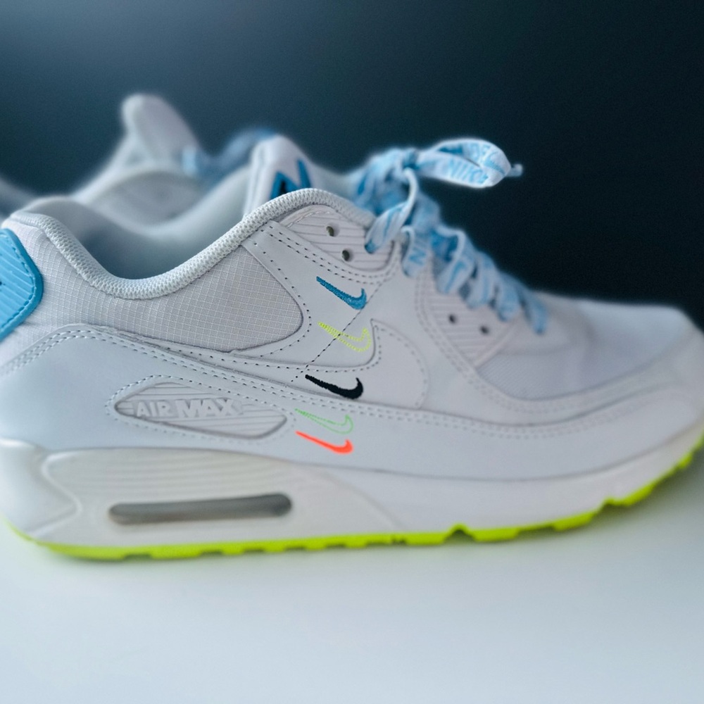 COPY - Nike Air Max White Sneakers with Neon Accents
